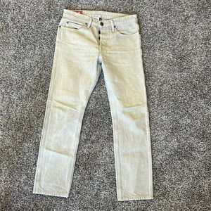 Freenote Rios Tan Denim Jeans, 30 x 29